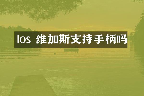 Ios 维加斯支持手柄吗