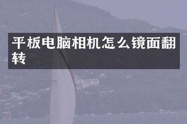 平板电脑相机怎么镜面翻转