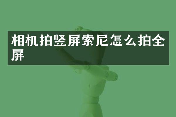 相机拍竖屏怎么拍全屏