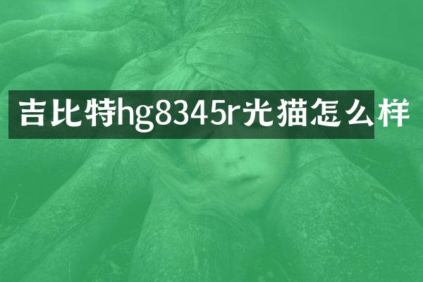 吉比特hg8345r光猫怎么样