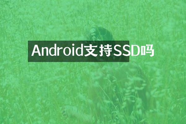 Android支持SSD吗