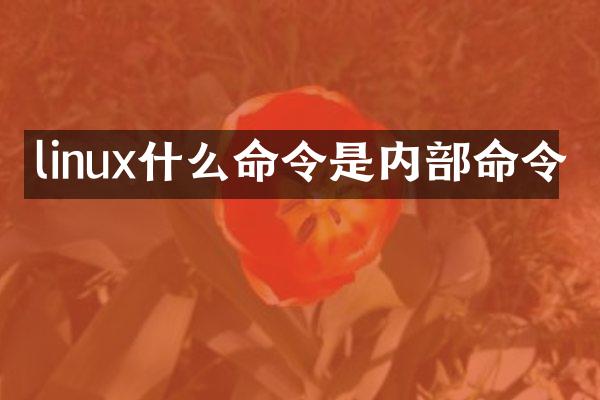 linux什么命令是内部命令