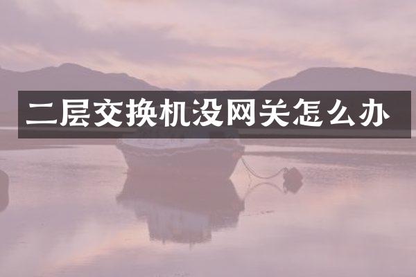 二层交换机没网关怎么办
