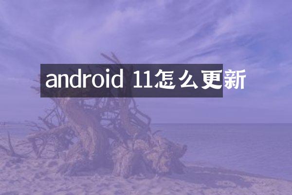 android 11怎么更新