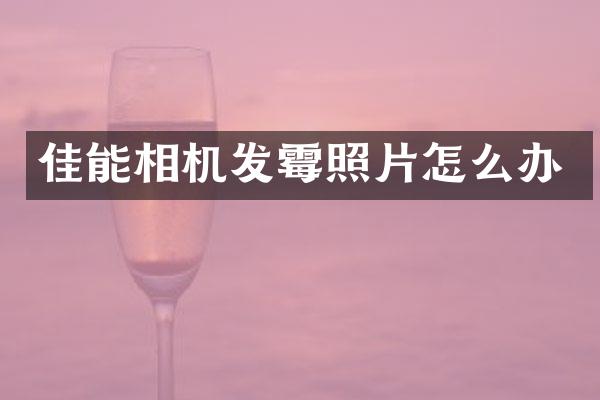 佳能相机发霉照片怎么办