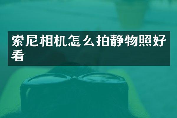相机怎么拍静物照好看