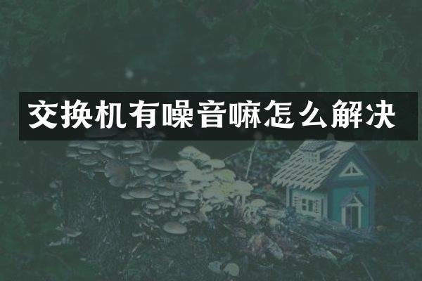 交换机有噪音嘛怎么解决