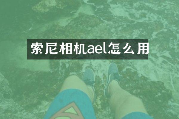 相机ael怎么用