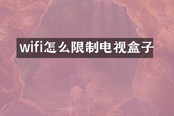 wifi怎么限制电视盒子