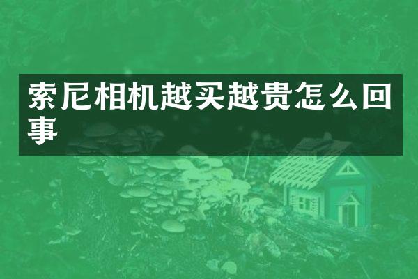 相机越买越贵怎么回事