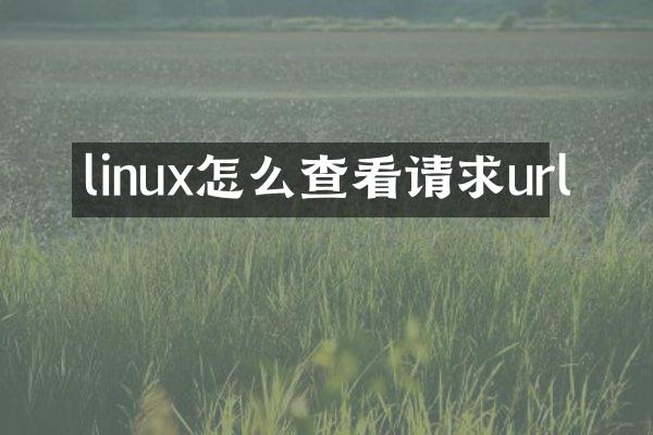linux怎么查看请求url
