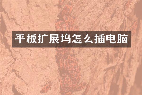 平板扩展坞怎么插电脑
