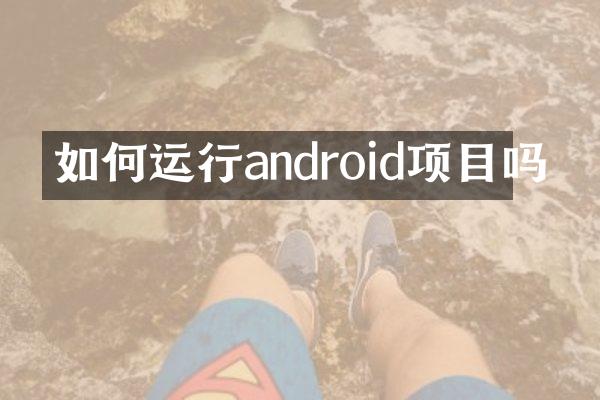 如何运行android项目吗