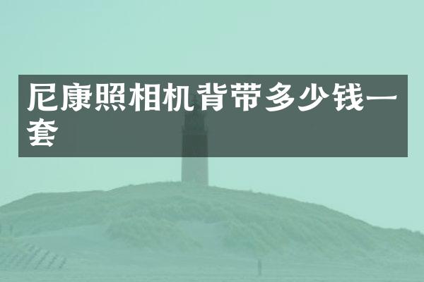 尼康照相机背带多少钱一套