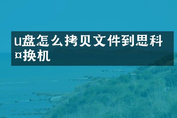 u盘怎么拷贝文件到思科交换机
