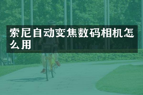 自动变焦数码相机怎么用