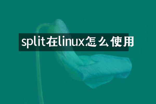 split在linux怎么使用