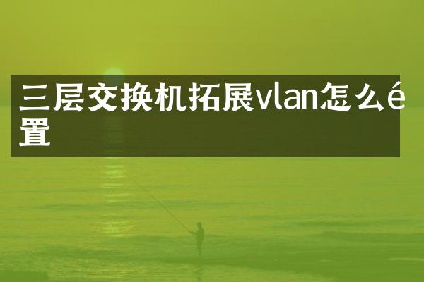 三层交换机拓展vlan怎么配置