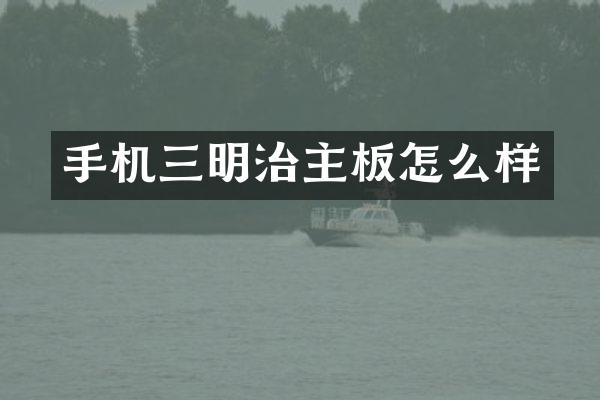 手机三明治主板怎么样