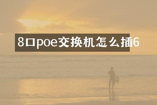 8口poe交换机怎么插6