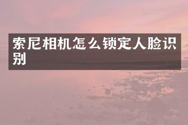 相机怎么锁定人脸识别