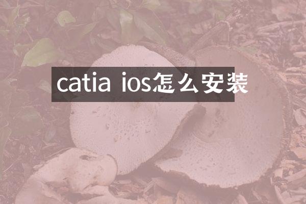 catia ios怎么安装