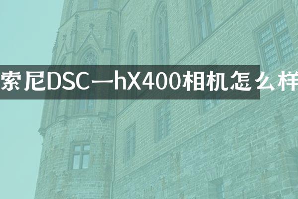 DSC一hX400相机怎么样