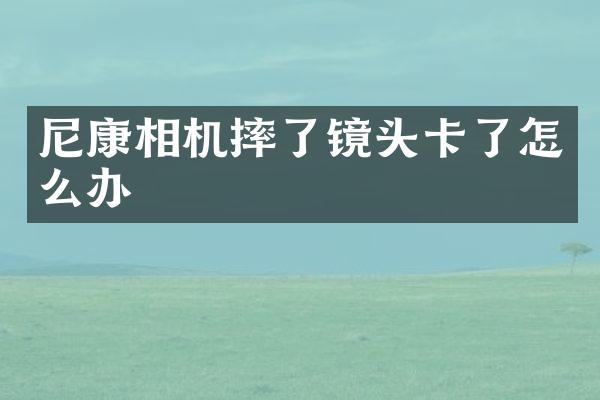 尼康相机摔了镜头卡了怎么办