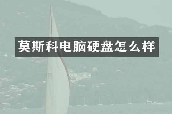 莫斯科电脑硬盘怎么样