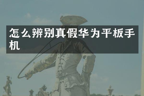 怎么辨别真假华为平板手机