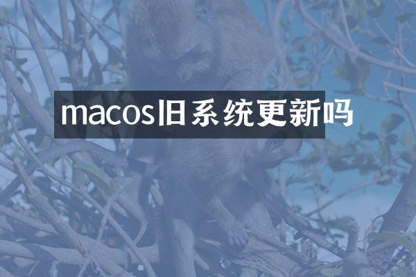 macos旧系统更新吗