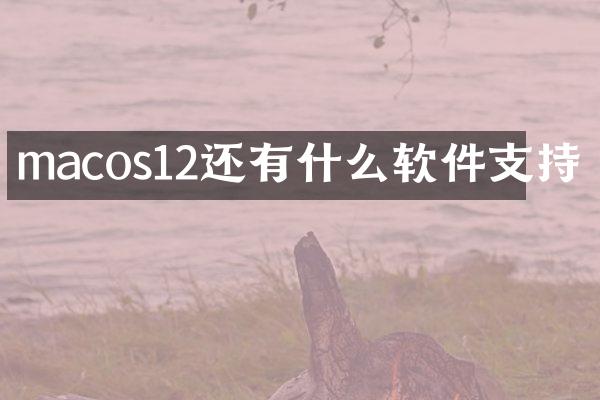 macos12还有什么软件支持