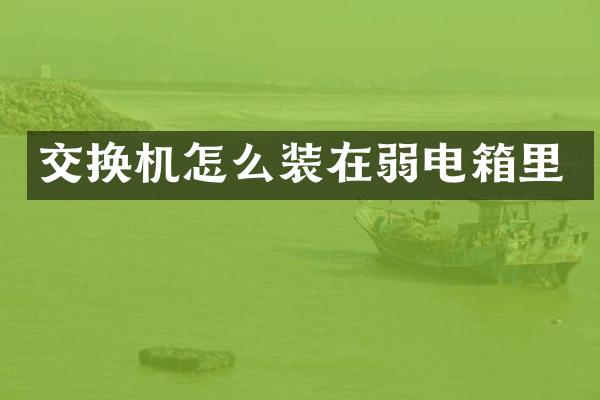 交换机怎么装在弱电箱里