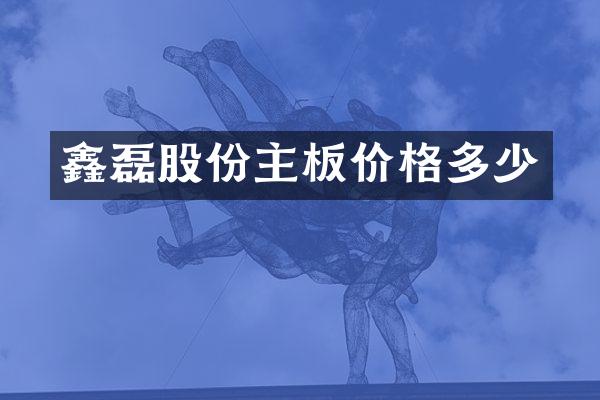 鑫磊股份主板价格多少