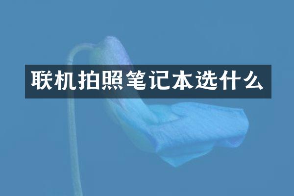 联机拍照笔记本选什么