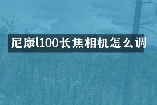 尼康l100长焦相机怎么调