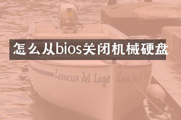 怎么从bios关闭机械硬盘