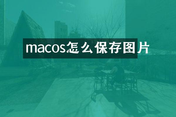 macos怎么保存图片