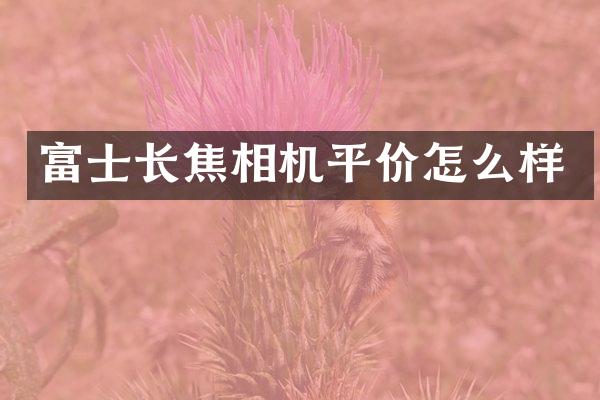 富士长焦相机平价怎么样