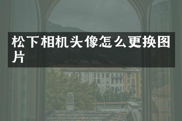 相机头像怎么更换图片