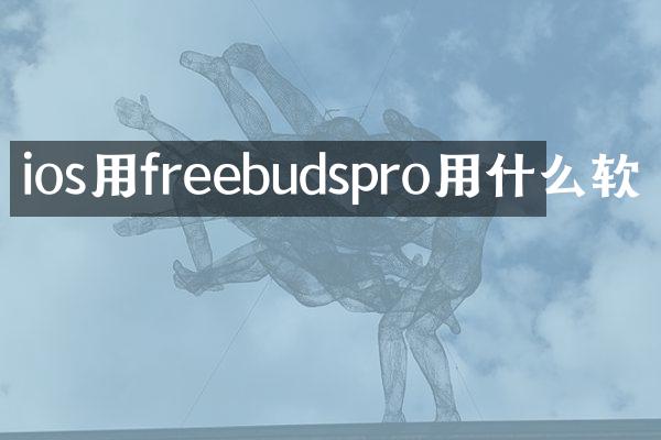 ios用freebudspro用什么软