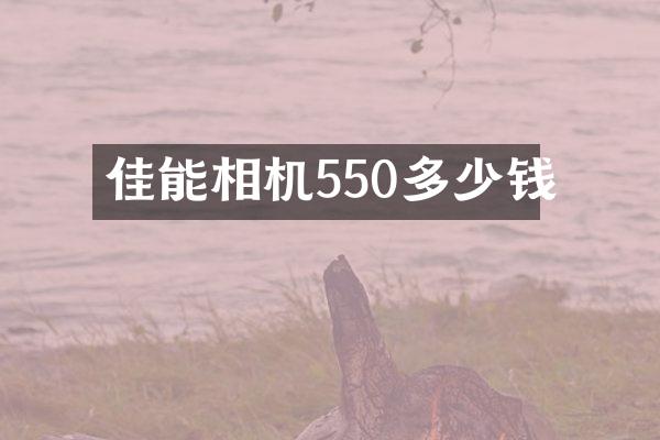 佳能相机550多少钱
