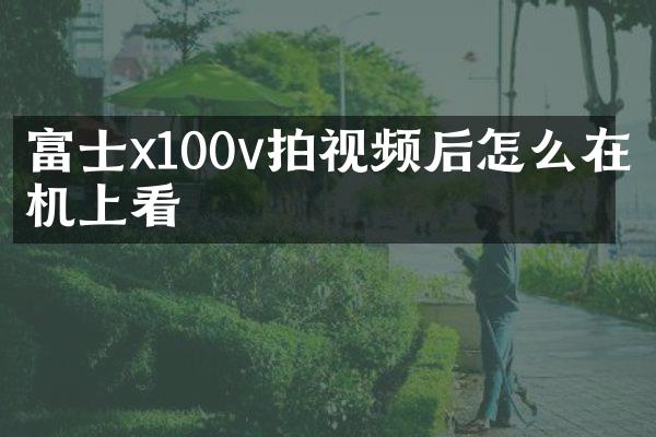 富士x100v拍视频后怎么在相机上看