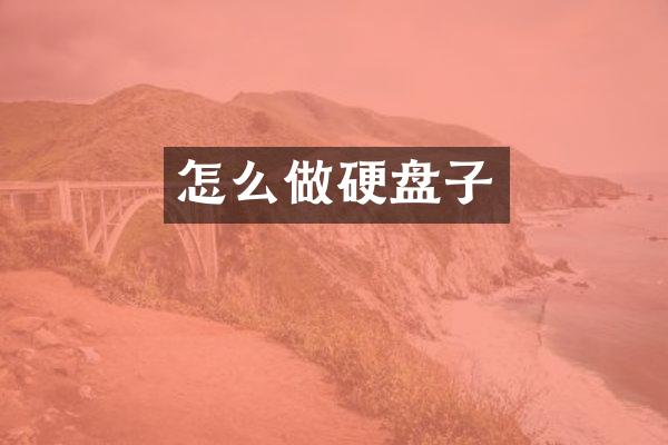 怎么做硬盘子