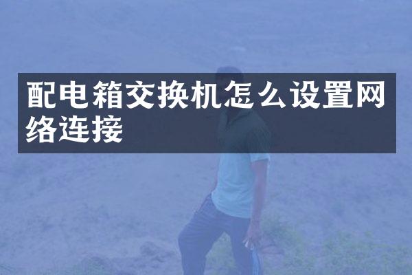 配电箱交换机怎么设置网络连接