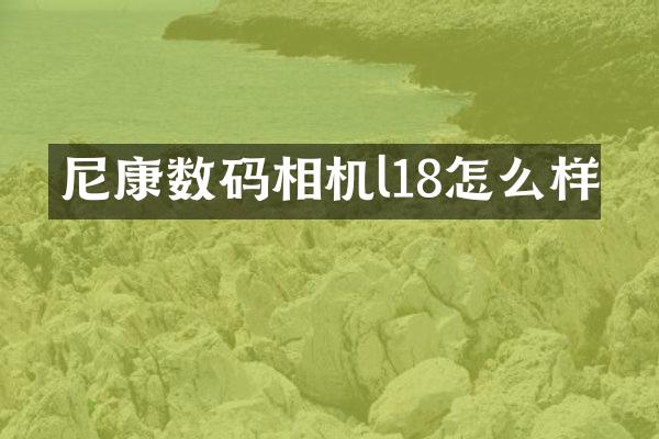 尼康数码相机l18怎么样