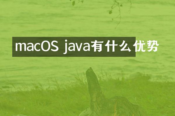 macOS java有什么优势