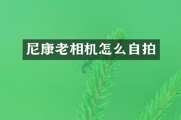 尼康老相机怎么