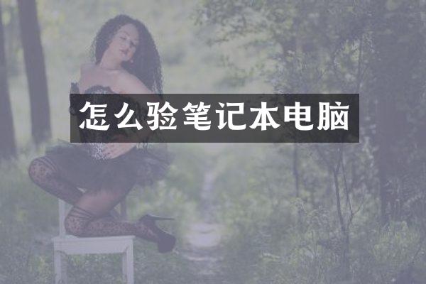 怎么验笔记本电脑