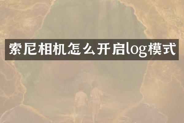 相机怎么开启log模式